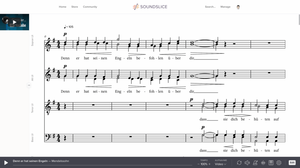 Denn er hat seinen Engeln befohlen über dir